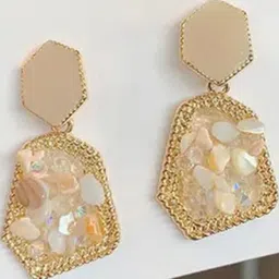 SZN Geometric Drop Earrings-image-54