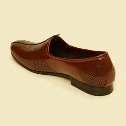 Manyavar Men Woven Design Loafers image 3