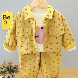 StyleCast x Revolte Girls Printed T-shirt and Shirt with Trousers-picture-20