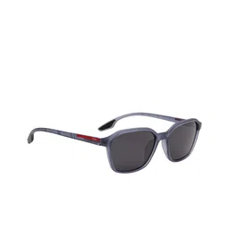 Ted Smith Unisex Black Rectangular Sunglasses With Polarised Lens image 5