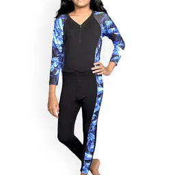 Aqua Holic Girls Printed Swimming Dress-image-65