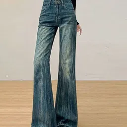 StyleCast x Revolte Women Mid-Rise Retro Denims Heavy Fade Jeans-image-49