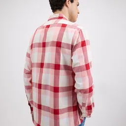 Pepe Jeans Men Spread Collar Tartan Checked Cotton Casual Shirt image 3
