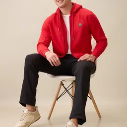 ColorPlus Hooded Open Front Sweatshirt image 5