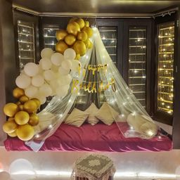 Special You 59Pcs Yellow & White Birthday Decor-picture-24