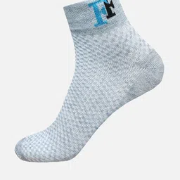 FIMS Men Pack Of 3 Striped Ankle-Length Socks image 3