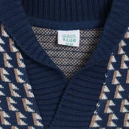 MINI KLUB Boys Geometric Woven Design Pullover image 4