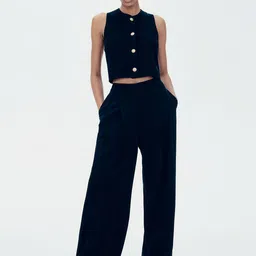 H&M Boucl Jersey Waistcoat image 3