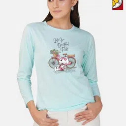 Metronaut Women 2 Printed Bio Finish Applique T-shirt-picture-11