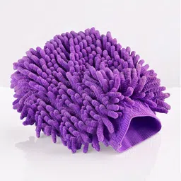 Aura Blue Purple Super Absorbent 100 GSM Double Sided Cleaning Gloves-picture-18