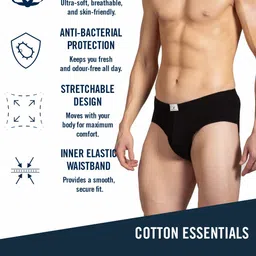 Nautica Pure Cotton Basic Brief CIEBF01-BLK image 5