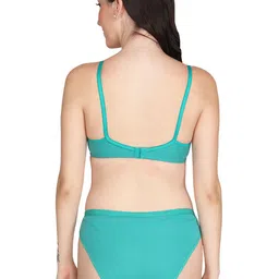 Liigne Women Pack Of 2 Everyday Padded Bra Pure Cotton Lingerie Set image 4