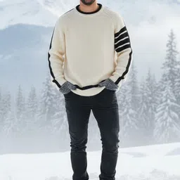 Mast & Harbour Men Colourblocked Pullover-picture-20