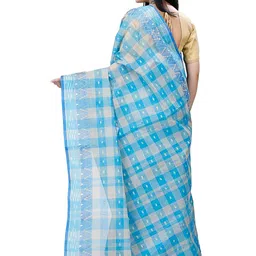 DipDiya Woven Design Pure Cotton Handloom Taant Saree image 3