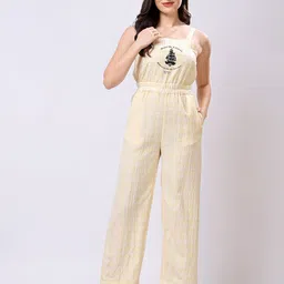 RANGRIWAZ Women Checked Shoulder Straps Fashion Jumpsuits-picture-28