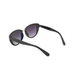 BAYBERRY Unisex Black Lens & Black Cateye Sunglasses with image 2