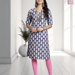 HERE&NOW Selection Of 2 Printed Straight Kurtas-picture-14