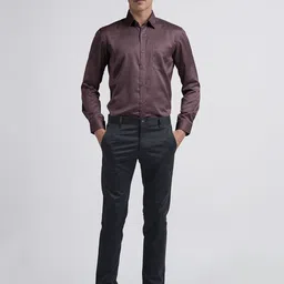 OTTO Men Trim Slim Fit Opaque Casual Shirt-image-56