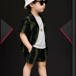 NAAMJAP Kids-Unisex Pure Cotton Printed Clothing Set image 1