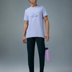 Technosport Men Anti Static Graphic Printed Round Neck Slim Fit T-shirt image 3