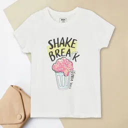 max Unisex Typography Printed Short Sleeves Pure Cotton T-shirt-picture-23