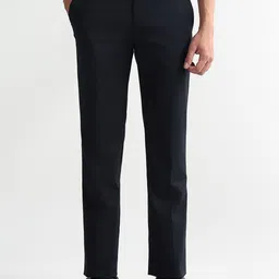 Arrow Men Self Design Mid-Rise Formal Trousers-image-79