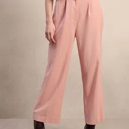 Vero Moda Women Straight Fit High-Rise Trousers-image-34