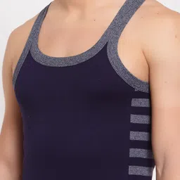 MACHO Pack Of 2 Assorted Pure Cotton Gym Vest image 2