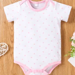 Kookie Kids Half Sleeves Onesies Pack of 5 - Multicolor image 4