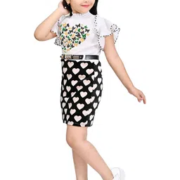 FASSY Girls Flutter Sleeve Sheath Dress image 4