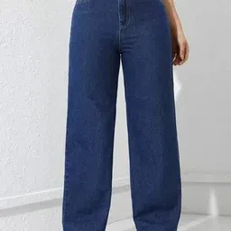 SAKIA Women Jean Boyfriend Fit High-Rise Stretchable Jeans-image-91