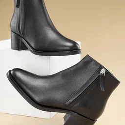 Red Tape Women Leather Chelsea Boots-picture-27