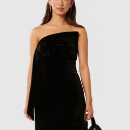 Forever New Velvet Bodycon Mini Dress image 1