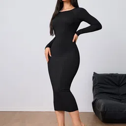 bebe Women Bodycon Midi Dress image 3