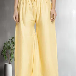 Jinfo Women Flared Knitted Ethnic Palazzos-picture-13