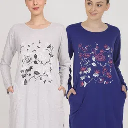 YOZZ BY Women Floral Printed T-shirt-image-52