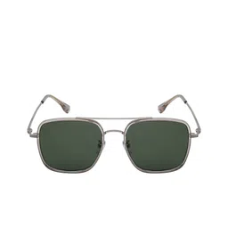 Ted Smith Unisex Polarised UV Protected Lens Aviator Sunglasses SUN-TWOSQUARE_SLBL image 3