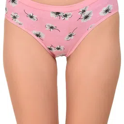 CARELOVE Pack Of 3 Printed Cotton Anti Bacterial Hipster Briefs image 2