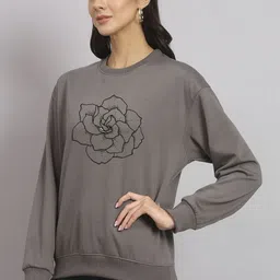 SZN Women Printed Sweatshirt image 5