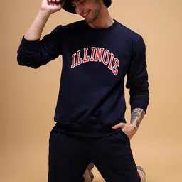 TOXA Men Colour Blocked Details Winter Fleece Track Pants image 5