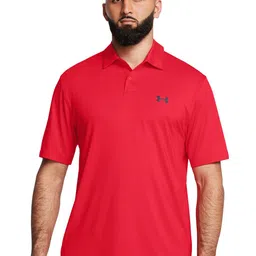 UNDER ARMOUR Brand Logo-Detail T2G Polo T-Shirt-image-60