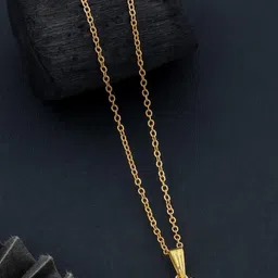 SZN Set Of 2 Gold-Plated Heart Shaped Enamelled Pendant With Chain image 2