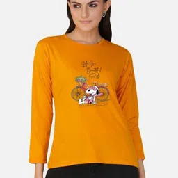 Metronaut Women 2 Printed Bio Finish Applique T-shirt image 2