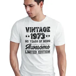 Seekbuylove Men Bio Finish Typography Printed Pure Cotton T-shirt-picture-10