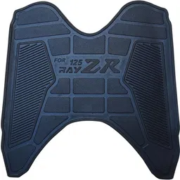 uri RAY ZR BS-6 Black Scooter Foot Mat For Yamaha Ray-ZR Two Wheeler Mat image 2