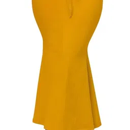KEYU FASHION Lycra Blend Petticoat Mustard (S) Lycra Blend Petticoat-picture-23
