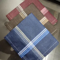 Indus Cloud Cotton Premium Collection Handkerchiefs for Men ["Multicolor"] Handkerchief-image-9