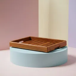 rapid cartshop WOOD-TRAY-001 Glass Tray Set image 3