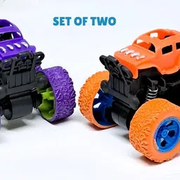 bigmet 360° Rotating Friction Monster Truck Toy – Set of 2, All‑Terrain Action-picture-11