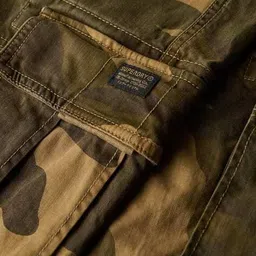 superdry Men Core Camouflage Print Regular Fit Cargo Pants image 5